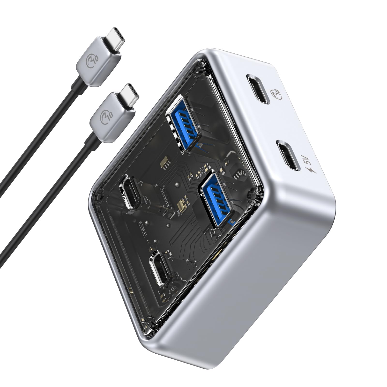 Amazon | ORICO USB ハブ Type-C USB3.2 Gen2 10Gbps 高速データ転送